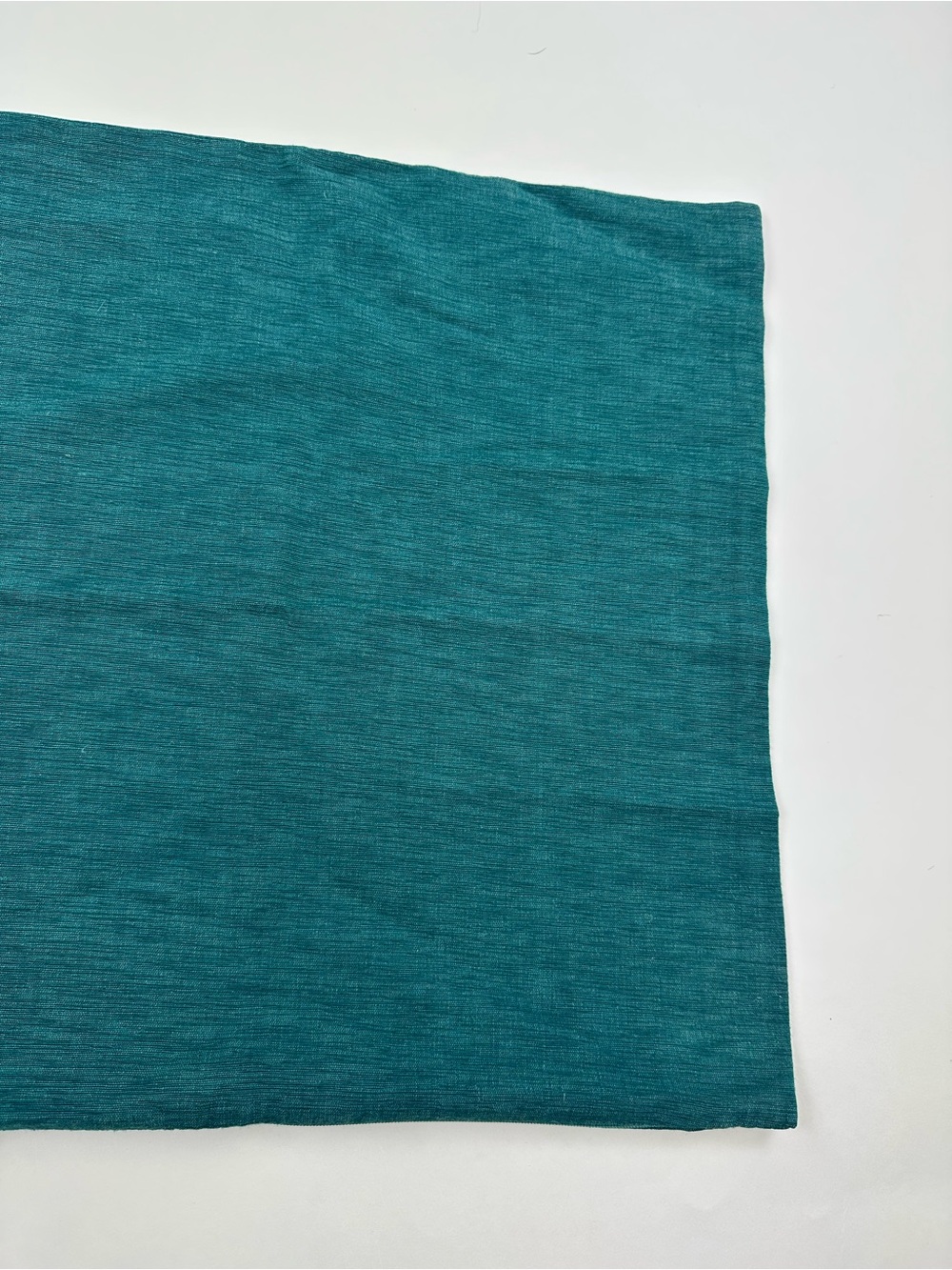 Crate & Barrel Linden Pillow Case in Peacock Size 18 x 18 inches. - Picture 5 of 8